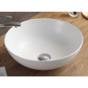 LAVABO NADGRADNI NA RAVNU PLOČU 7008BM fi415 BELI MAT – MINOTTI