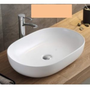 LAVABO NADGRADNI NA RAVNU PLOČU 7013BM 600X410 BELI VISOKI SJAJ – MINOTTI