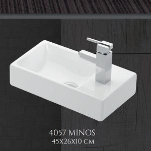 LAVABO NADGRADNI NA RAVNU PLOČU MINOS 450X260 – ESVIT