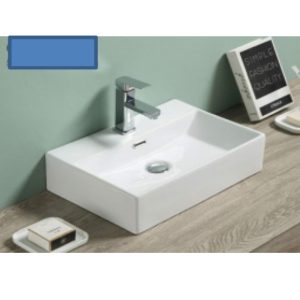 LAVABO NADGRADNI NA RAVNU PLOČU 7003 515X380 BELI VISOKI SJAJ – MINOTTI