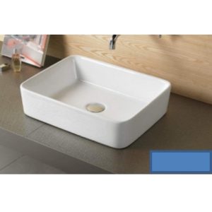 LAVABO NADGRADNI NA RAVNU PLOČU 7005 480X370 BELI VISOKI SJAJ – MINOTTI