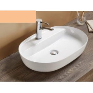 LAVABO NADGRADNI NA RAVNU PLOČU 7012 800X400 BELI VISOKI SJAJ – MINOTTI