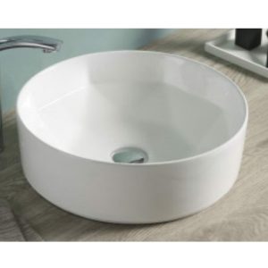 LAVABO NADGRADNI NA RAVNU PLOČU 7015 fi410 BELI VISOKI SJAJ – MINOTTI