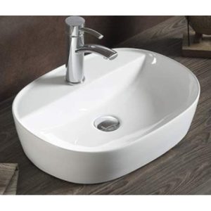 LAVABO NADGRADNI NA RAVNU PLOČU 7032 500X380 BELI VISOKI SJAJ – MINOTTI