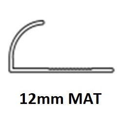 LAJSNA AL UGAO OTVOR 12mm MAT