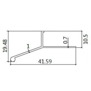 LAJSNA AL OKAPNICA 10mm MAT