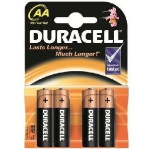 DURACELL 1.5v AA STANDARD 4kom