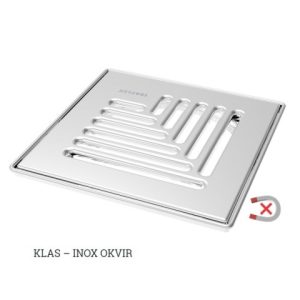 RESETKA 15X15 ISA INOX KLAS