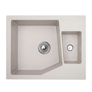 SUDOPERA GRANITNA XLINEA 1.5D SIVA 620X500 SA SIFONOM fi90/fi60 METALAC