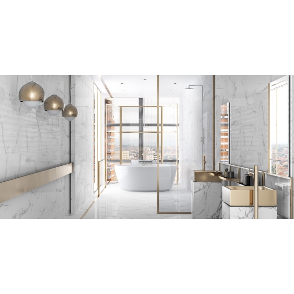 FONTANA WHITE SHINE 60X60 ARGENTA