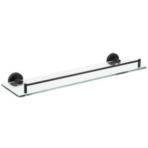 STAKLENI ETAŽER 507 DARK MAT CRNO – MINOTTI