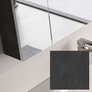 NAOMI 80 OGLEDALO SA ORMARIĆEM DARK CONCRETE (DC) – KOLPA SAN