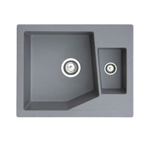 SUDOPERA GRANITNA XLINEA 1.5D GRAFIT 620X500 SA SIFONOM fi90/fi60 METALAC