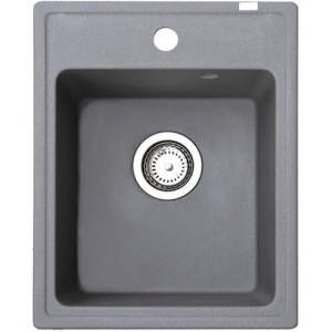 SUDOPERA GRANITNA XQUADRO 40 GRAFIT 400X500 SA SIFONOM fi90 METALAC