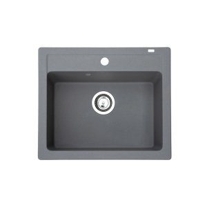 SUDOPERA GRANITNA XQUADRO 60 GRAFIT 600X500 SA SIFONOM fi90 METALAC